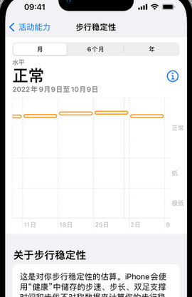 松山iPhone手机维修如何在iPhone开启'步行稳定性通知'